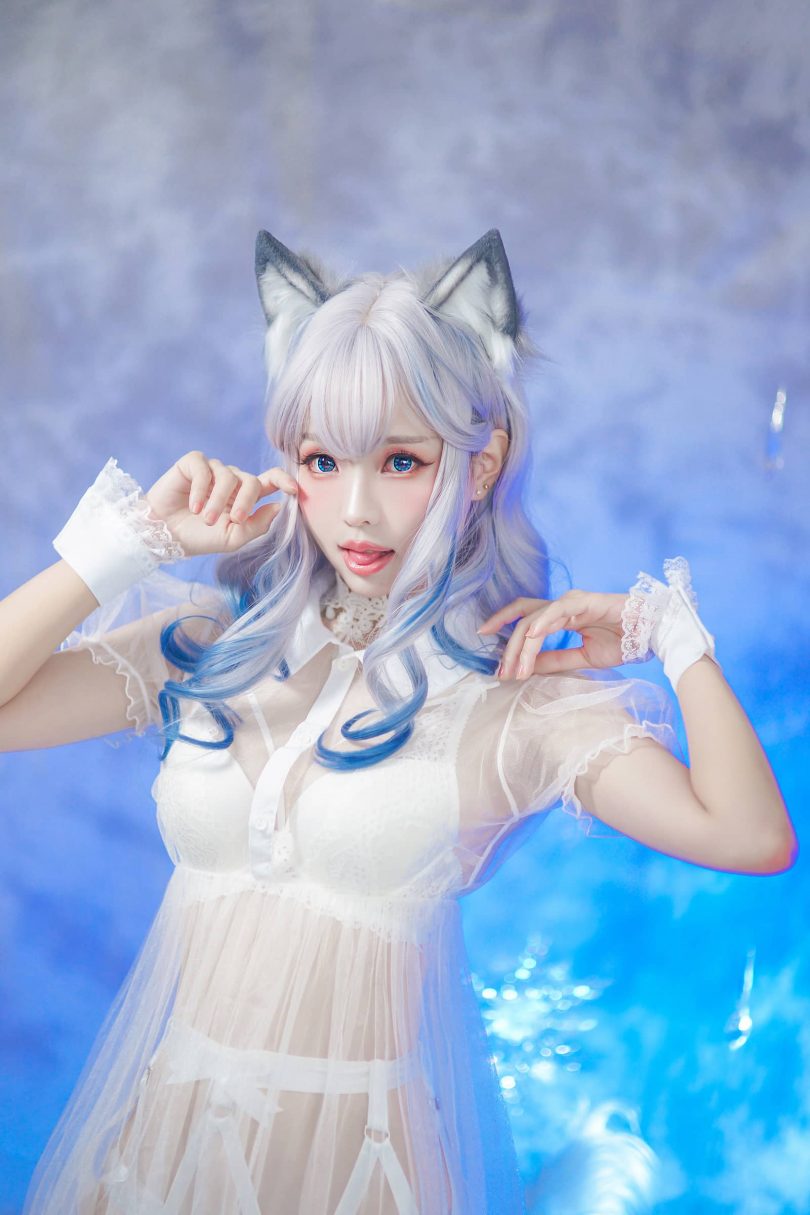 ElyEE子_wolf cos | ElyEE子_Daylight wolf·透明睡裙cos作品 [48P-111MB]