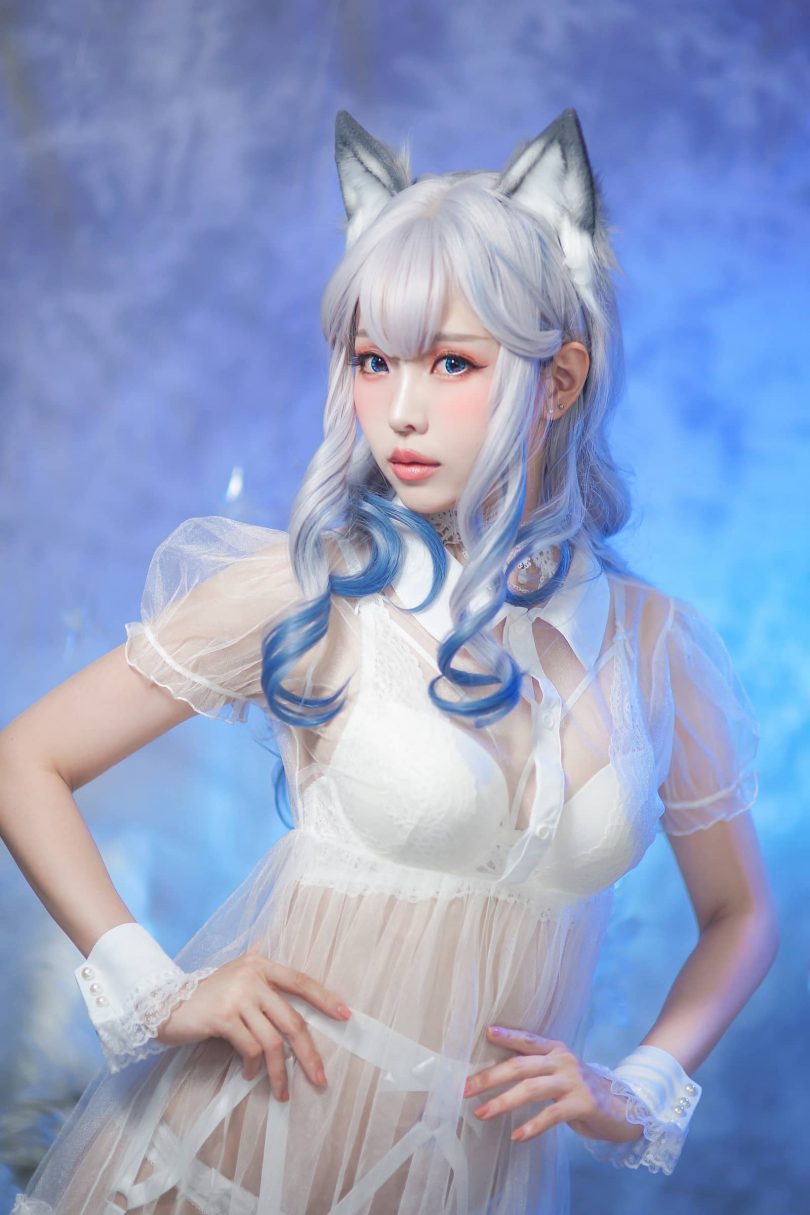 ElyEE子_wolf cos | ElyEE子_Daylight wolf·透明睡裙cos作品 [48P-111MB]
