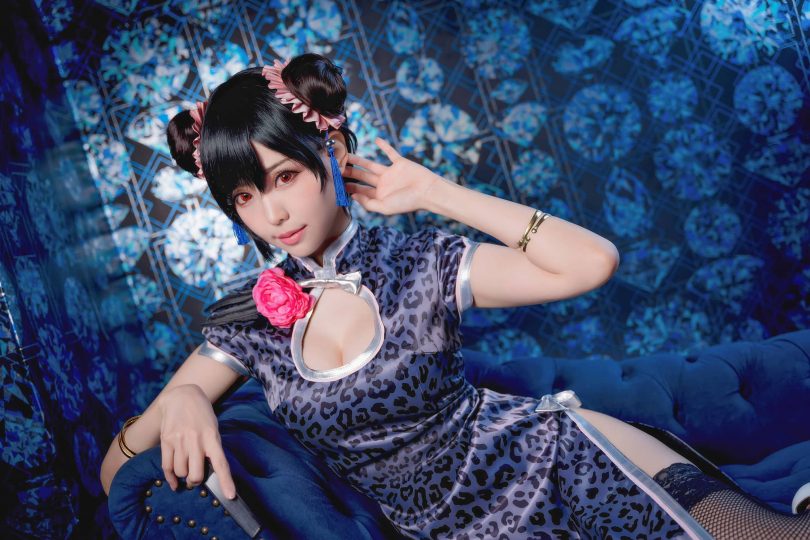 ElyEE子 cos蒂法(旗袍) | ElyEE子_最终幻想VII·蒂法旗袍cos作品 [23P-12MB](蒂法 衣服)插图