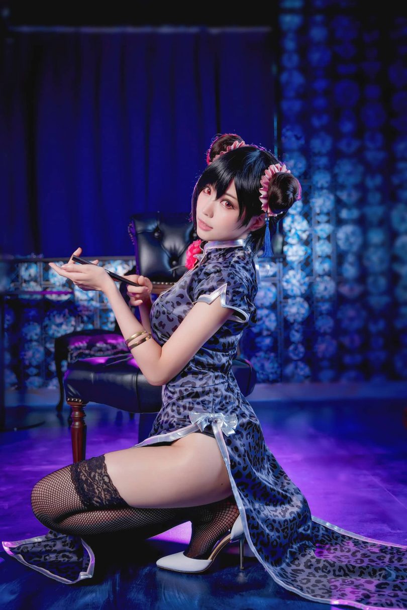 ElyEE子 cos蒂法(旗袍) | ElyEE子_最终幻想VII·蒂法旗袍cos作品 [23P-12MB]