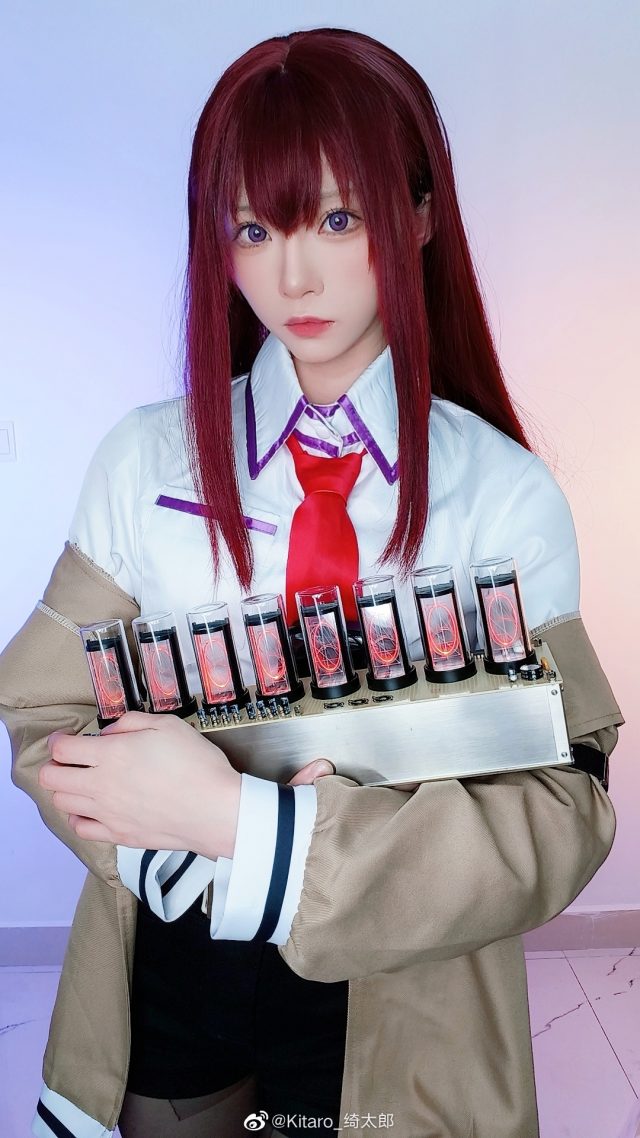 Kitaro_绮太郎cos《命运石之门》牧濑红莉栖，重现角色魅力(绮太郎 微博)插图3