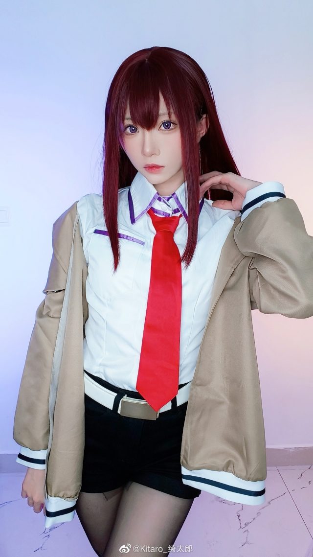 Kitaro_绮太郎cos《命运石之门》牧濑红莉栖，重现角色魅力(绮太郎 微博)插图