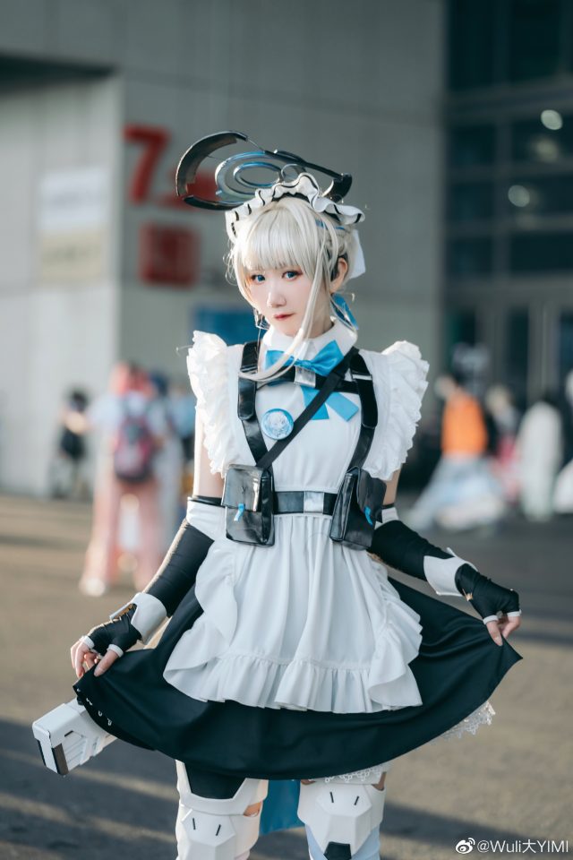 Wuli大YIMI cos《蔚蓝档案》飞鸟马时，娇柔可爱亮相”COMICUP 29″插图4