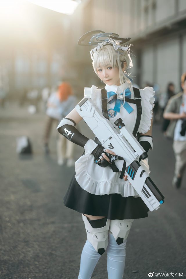 Wuli大YIMI cos《蔚蓝档案》飞鸟马时，娇柔可爱亮相”COMICUP 29″插图2