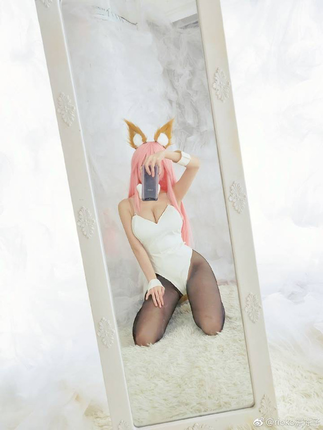命运/冠位指定cosplay：rioko凉凉子的“兔女郎版”紫式部让人惊艳(命运冠位指定从者推荐)插图