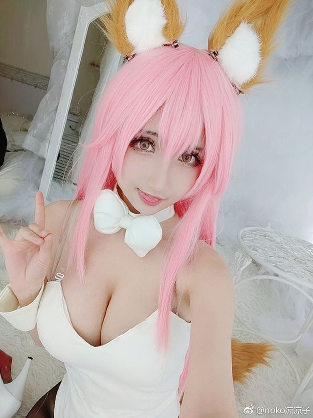 命运/冠位指定cosplay：rioko凉凉子的“兔女郎版”紫式部让人惊艳(命运冠位指定从者推荐)插图4