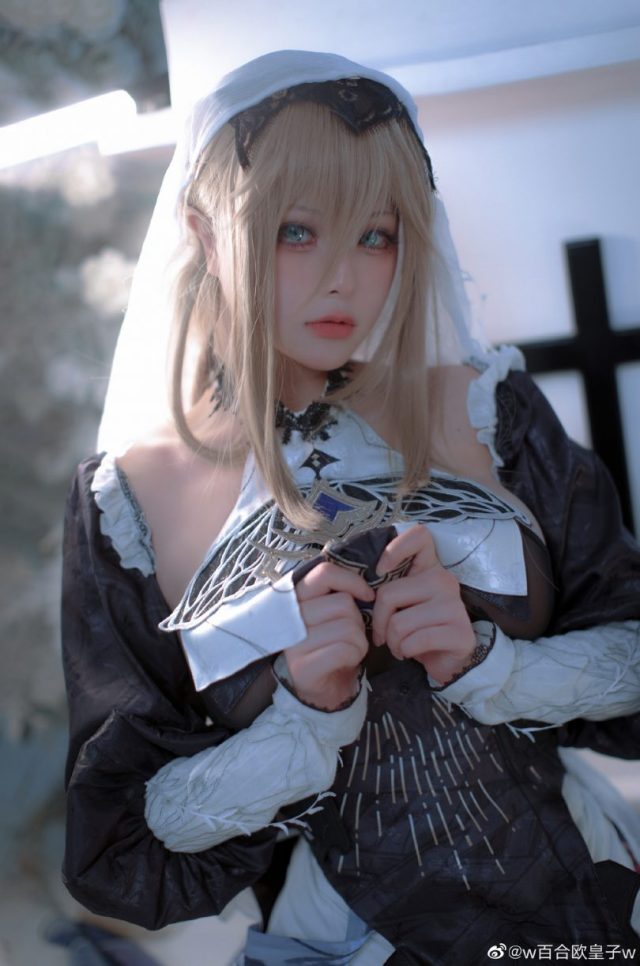 闪耀修女，探寻崩坏之美：w百合欧皇子w cos《崩坏3》阿波尼亚(闪耀攻略)插图5