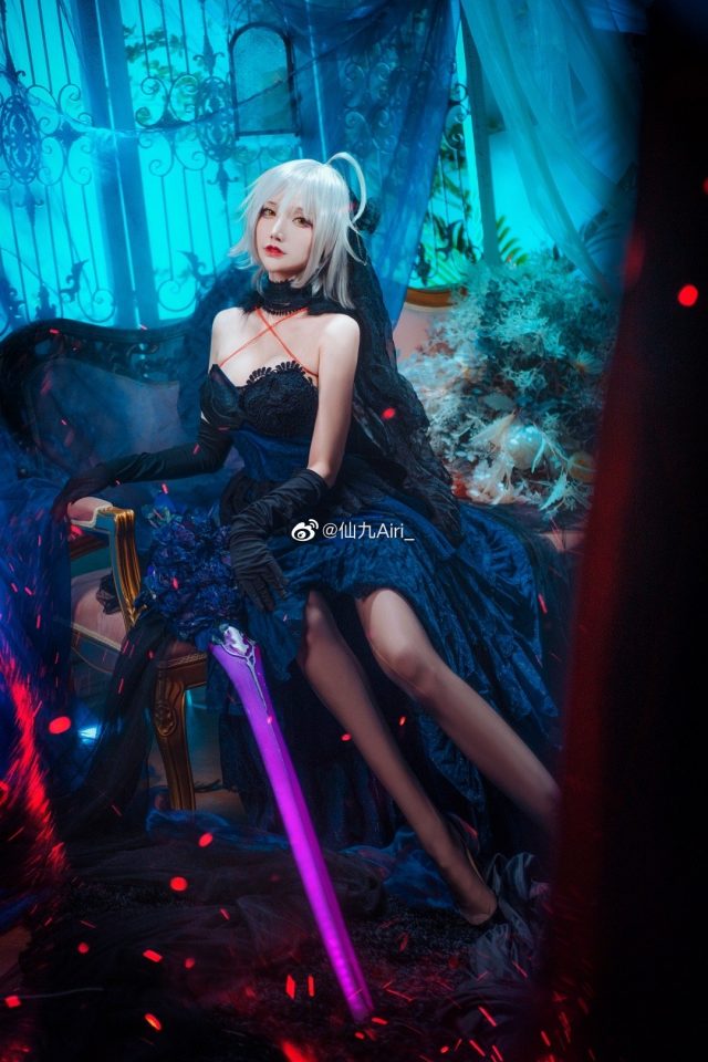 仙九Airi cos《Fate/Grand Order》贞德，绽放贞德的优雅与魅力(仙九呀 小说)插图2
