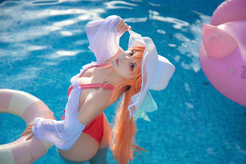 伊喵君_Nya cos黎塞留 | 伊喵君Nya_碧蓝航线·黎塞留泳装cos作品 [21P-188MB]