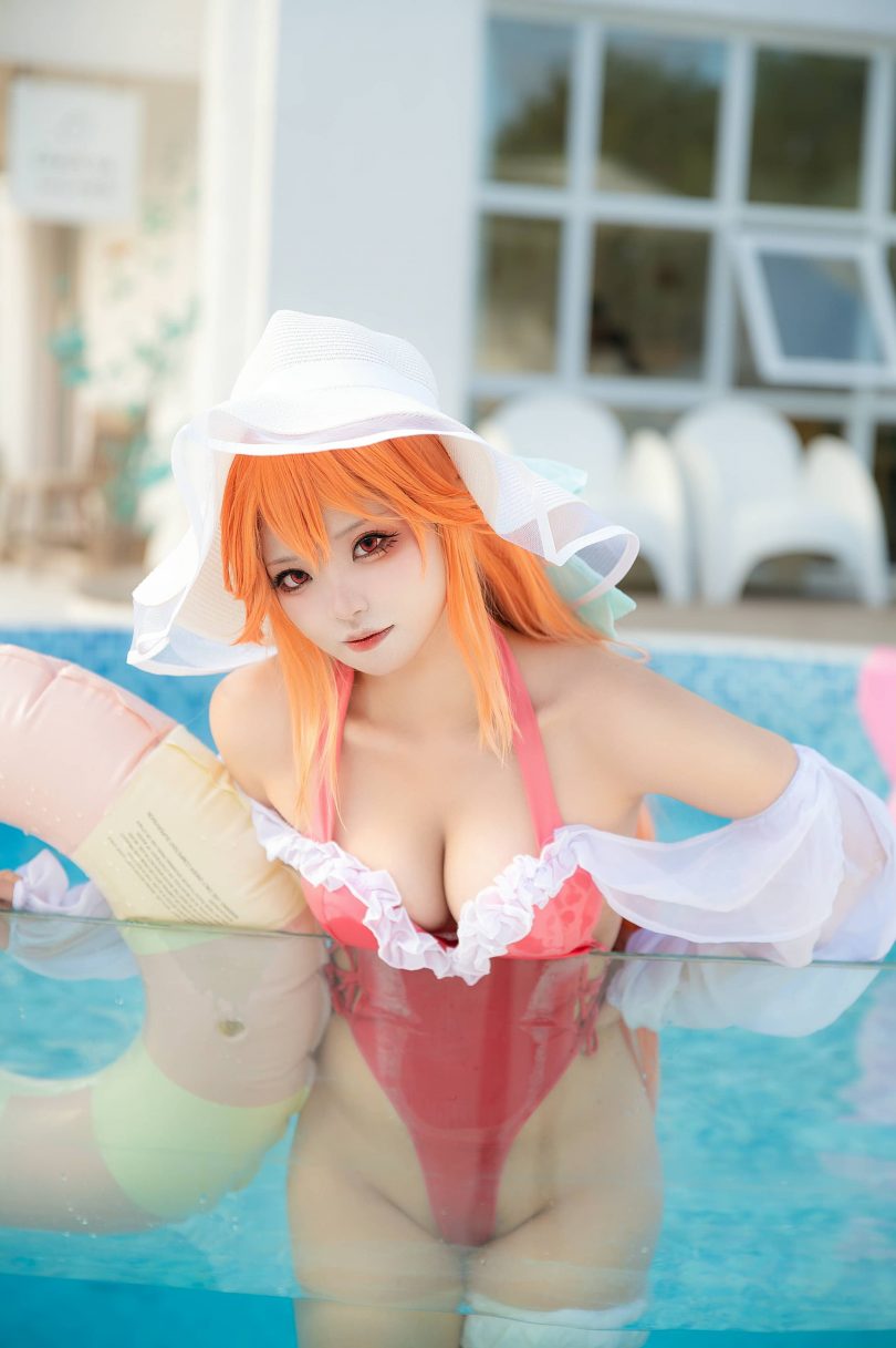 伊喵君_Nya cos黎塞留 | 伊喵君Nya_碧蓝航线·黎塞留泳装cos作品 [21P-188MB]