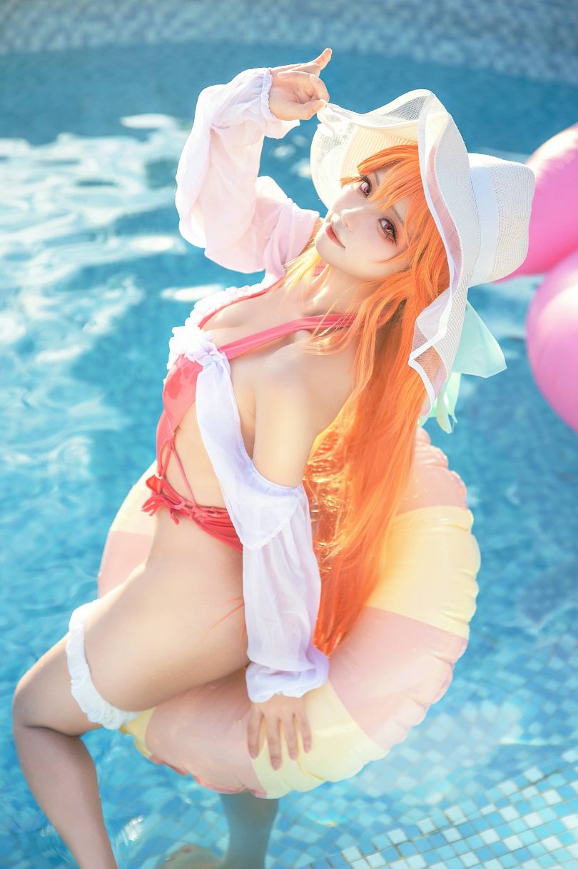 伊喵君_Nya cos黎塞留 | 伊喵君Nya_碧蓝航线·黎塞留泳装cos作品 [21P-188MB]