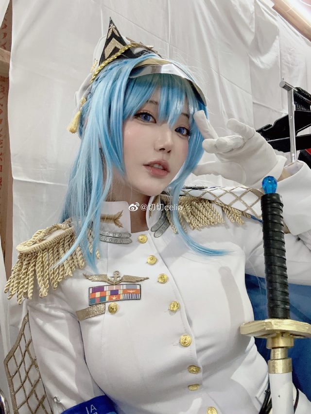 切切celia cos《胜利女神：妮姬》海伦，引领美丽与性感的风暴(切切切视频)插图3