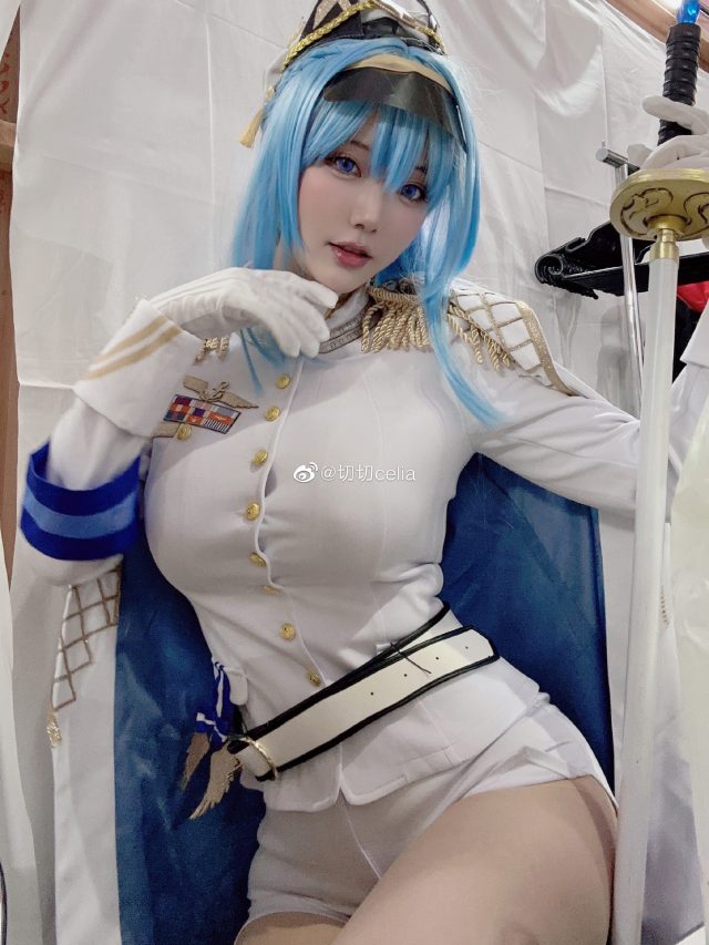 切切celia cos《胜利女神：妮姬》海伦，引领美丽与性感的风暴(切切切视频)插图2