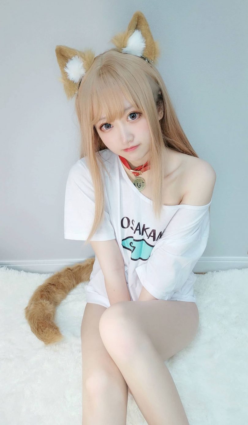 千阳(ちよ)cos黄豆粉 | 千阳快起床_猫猫·黄豆粉cos作品 [13P-16MB]