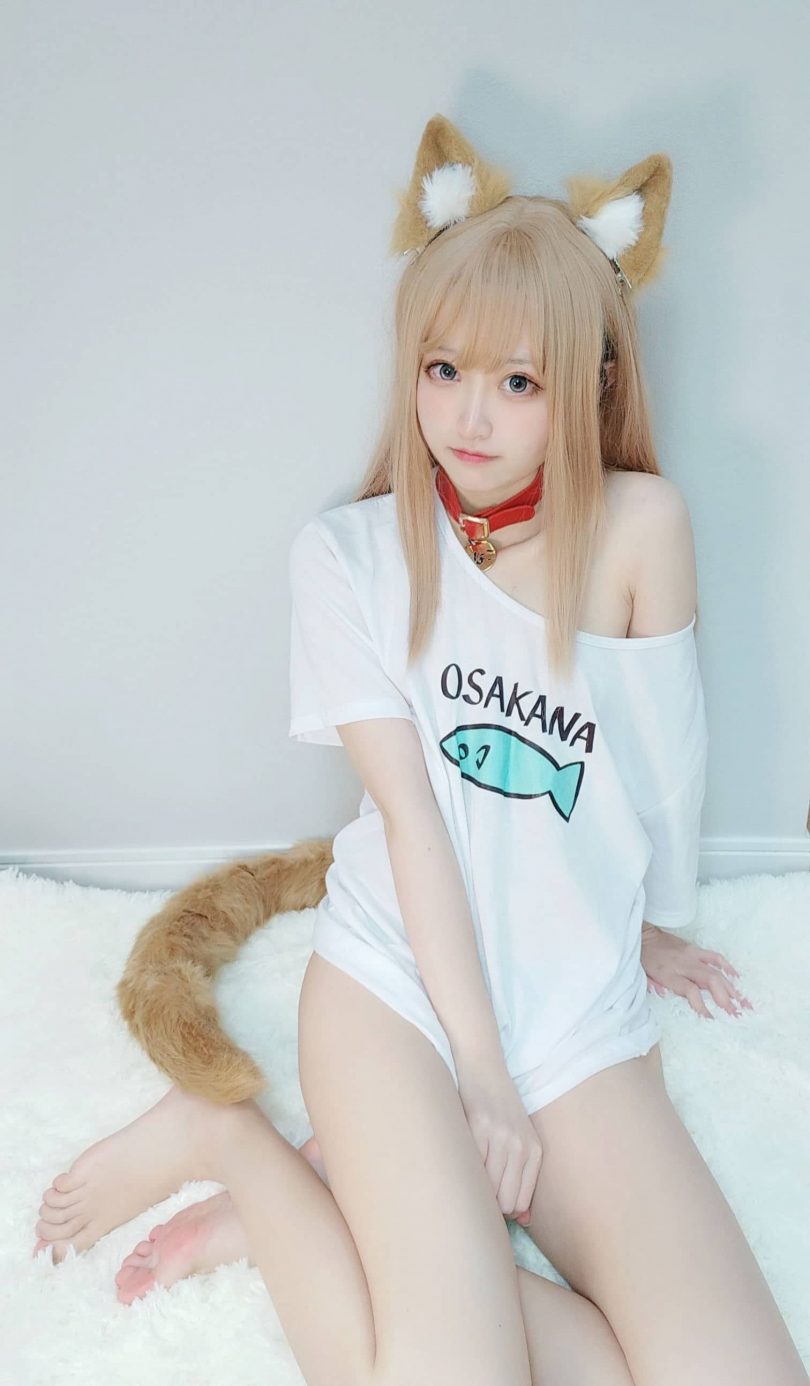 千阳(ちよ)cos黄豆粉 | 千阳快起床_猫猫·黄豆粉cos作品 [13P-16MB]