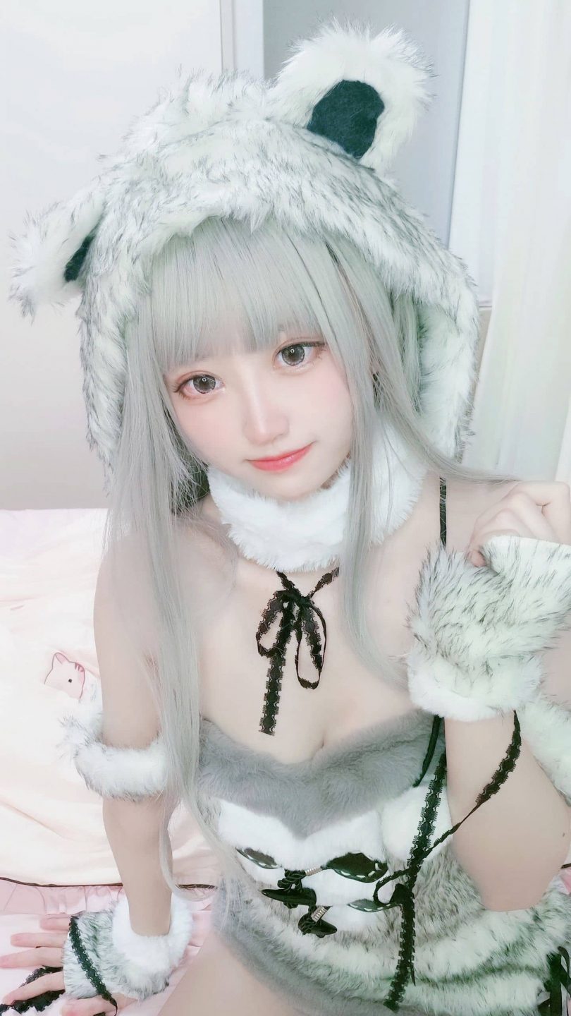 千阳(ちよ)cos白熊 | 千阳快起床_原创·白熊cos作品 [14P-18MB]