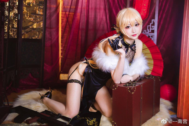 南宫的《少女前线》OTs-14 COSPLAY：唯美复古，性感妩媚插图1