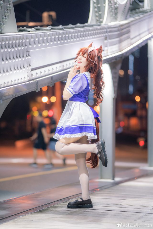 外星嫣子_Yan cos《赛马娘 Pretty Derby》东海帝王，华丽演绎马娘舞姬(外星嫣子微博)插图2