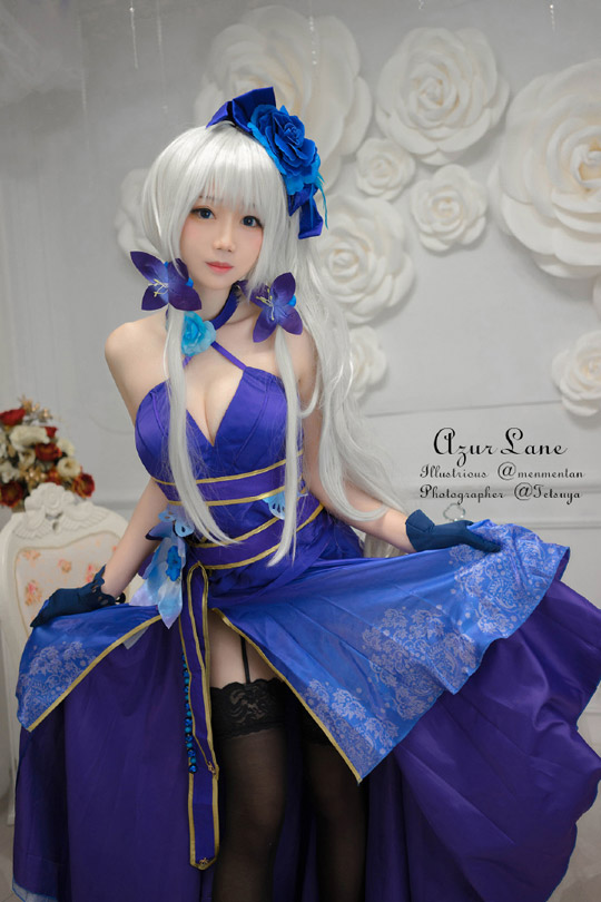焖焖碳cosplay《碧蓝航线》光辉，“永不落幕的茶会”的完美还原插图2