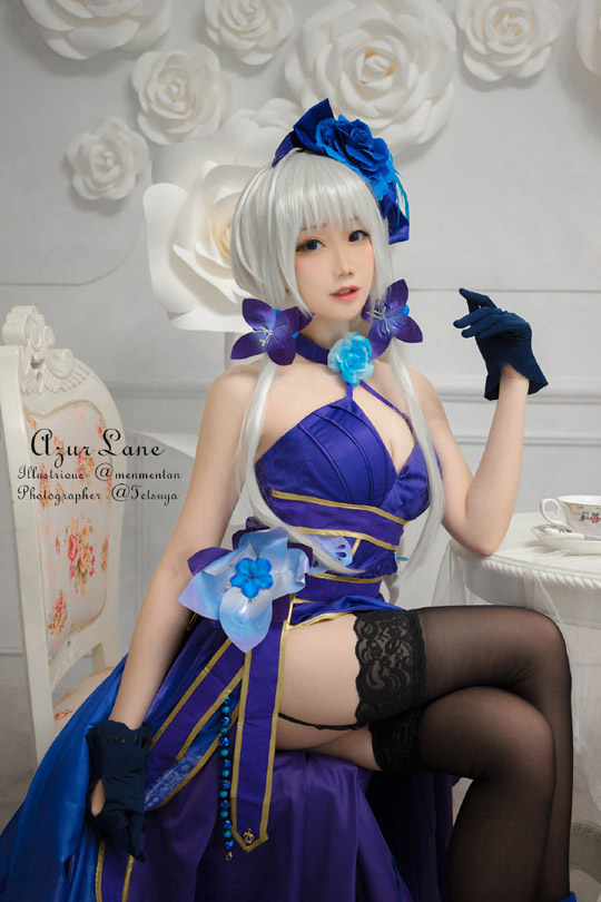 焖焖碳cosplay《碧蓝航线》光辉，“永不落幕的茶会”的完美还原插图3