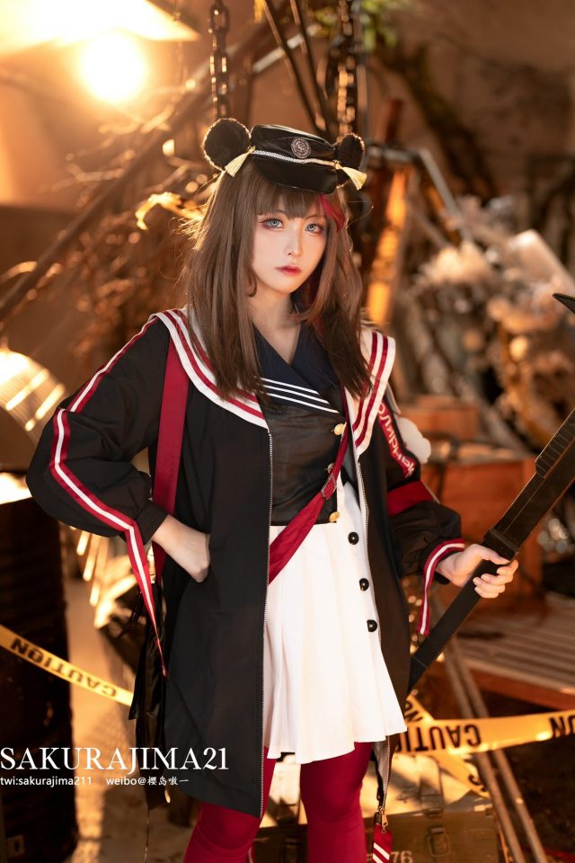 [明日方舟]樱岛嗷一cos凛冬，魅力四溢再现酷帅先锋 - 趣画阁