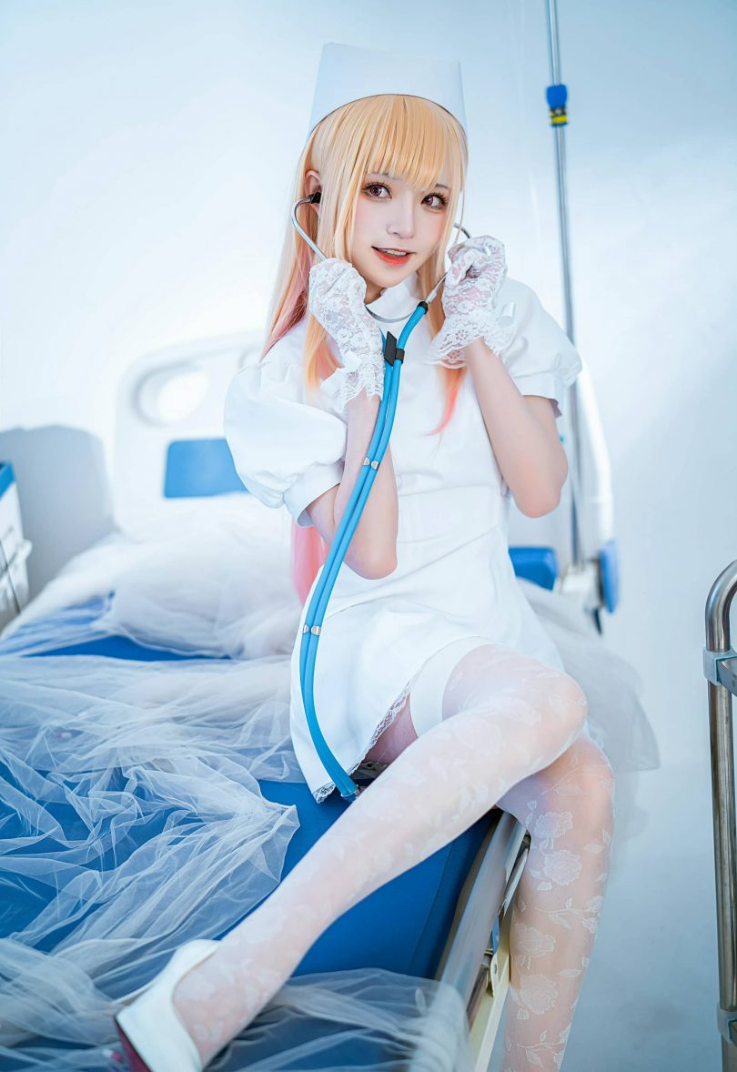 Kitaro_绮太郎cos白色护士 | Kitaro绮太郎_喜多川海梦·白色护士cos [15P-105MB]