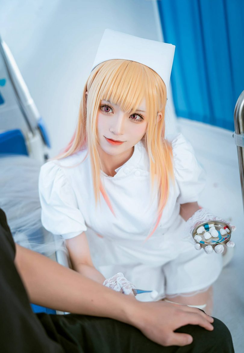 Kitaro_绮太郎cos白色护士 | Kitaro绮太郎_喜多川海梦·白色护士cos [15P-105MB]