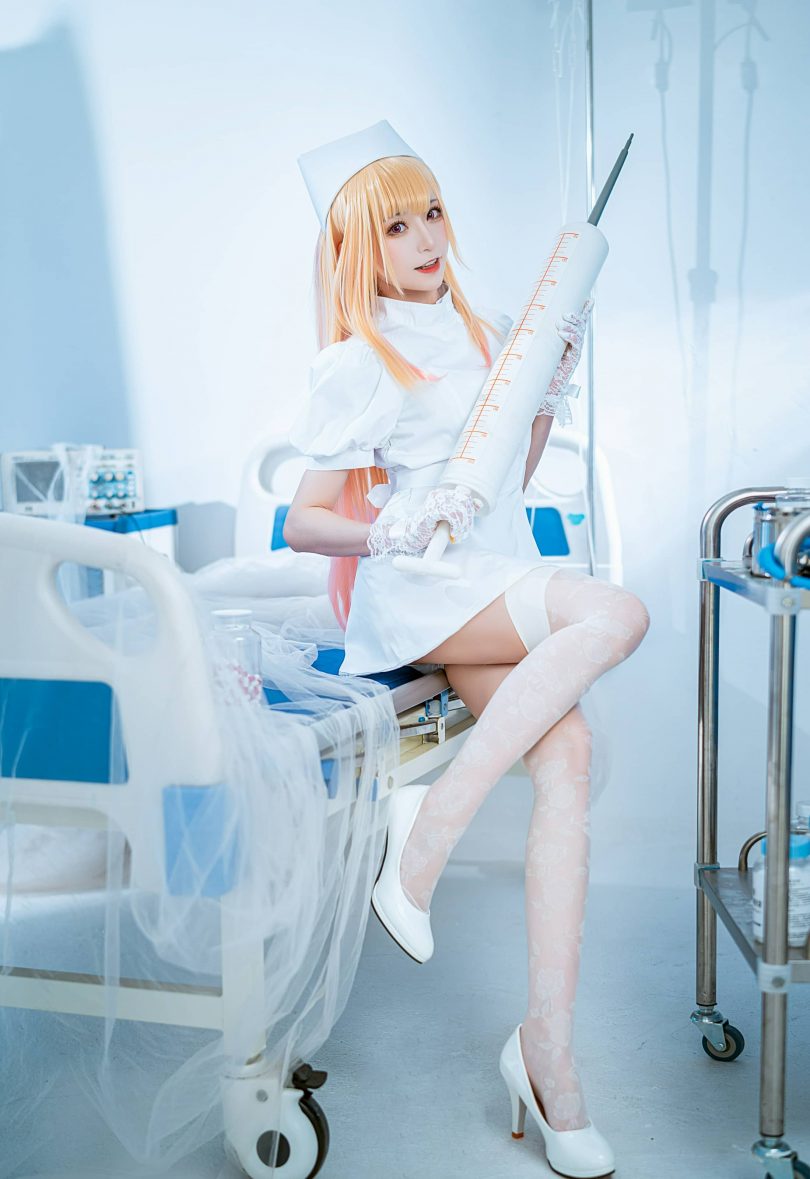 Kitaro_绮太郎cos白色护士 | Kitaro绮太郎_喜多川海梦·白色护士cos [15P-105MB]