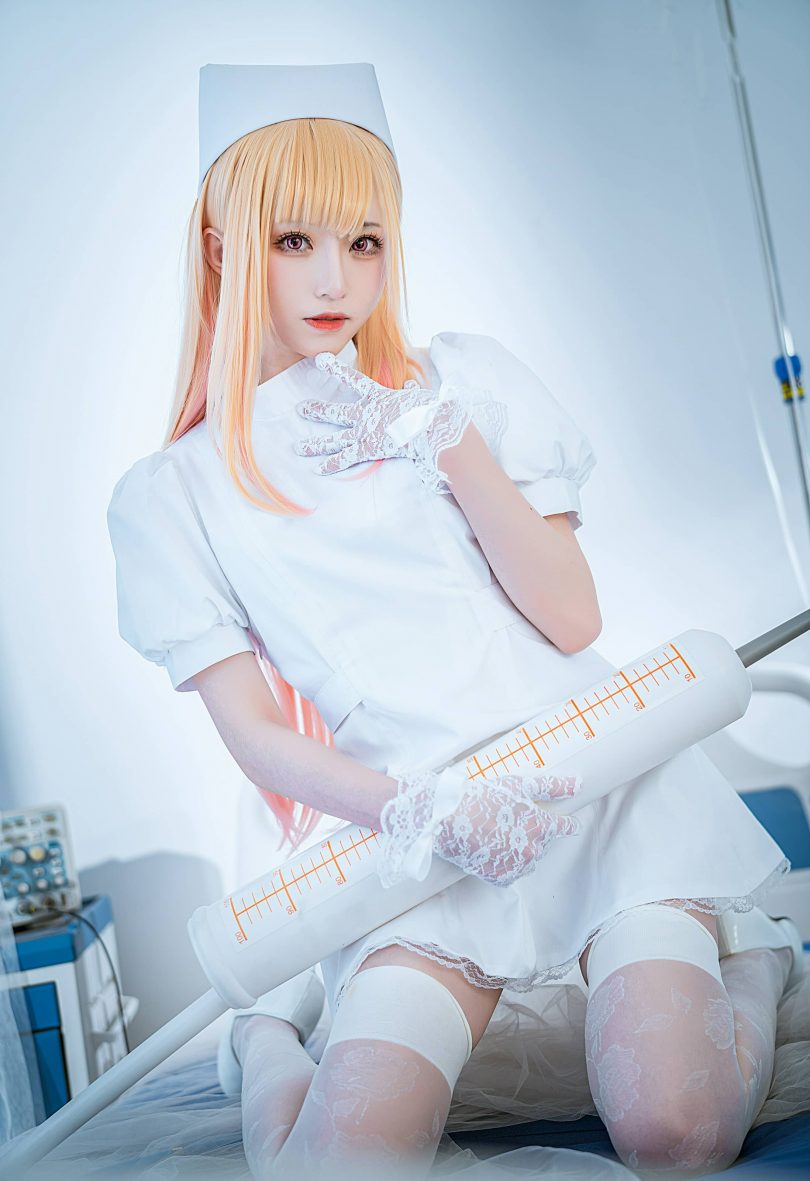 Kitaro_绮太郎cos白色护士 | Kitaro绮太郎_喜多川海梦·白色护士cos [15P-105MB]