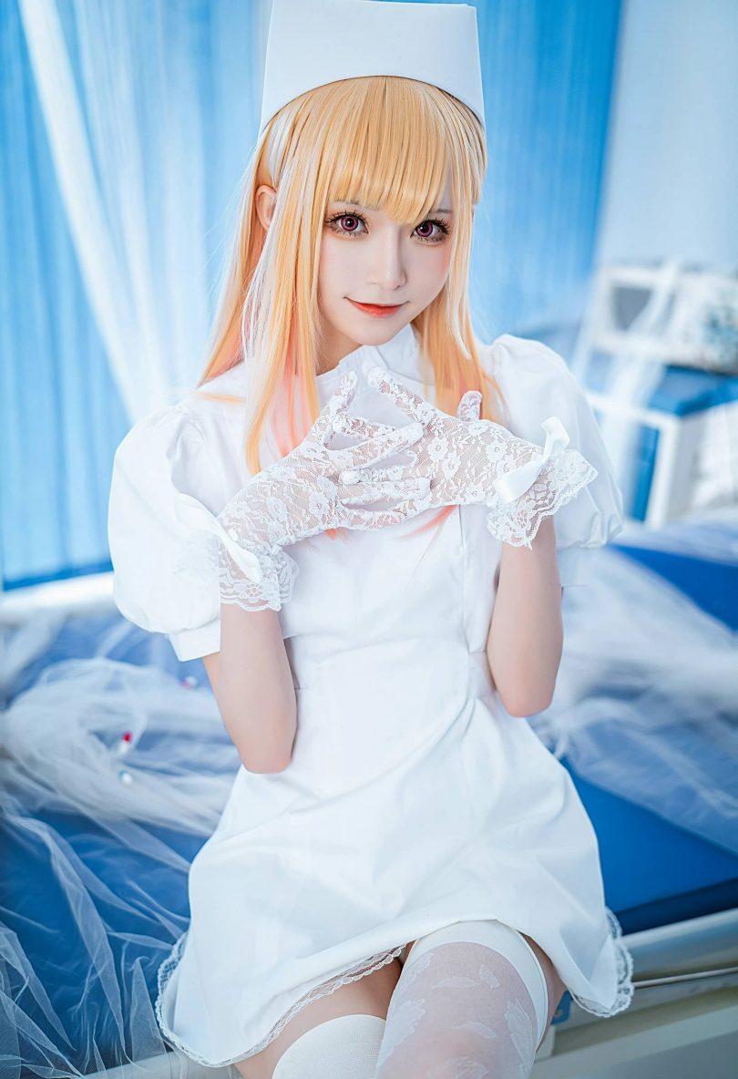 Kitaro_绮太郎cos白色护士 | Kitaro绮太郎_喜多川海梦·白色护士cos [15P-105MB]