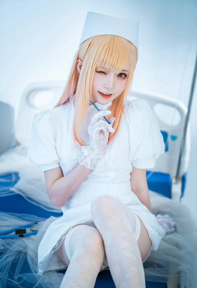 Kitaro_绮太郎cos白色护士 | Kitaro绮太郎_喜多川海梦·白色护士cos [15P-105MB]