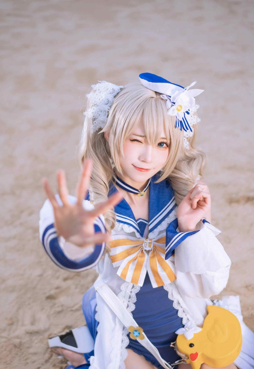 Kitaro_绮太郎cos芭芭拉 | Kitaro绮太郎_原神·芭芭拉cos作品 [18P-223MB]