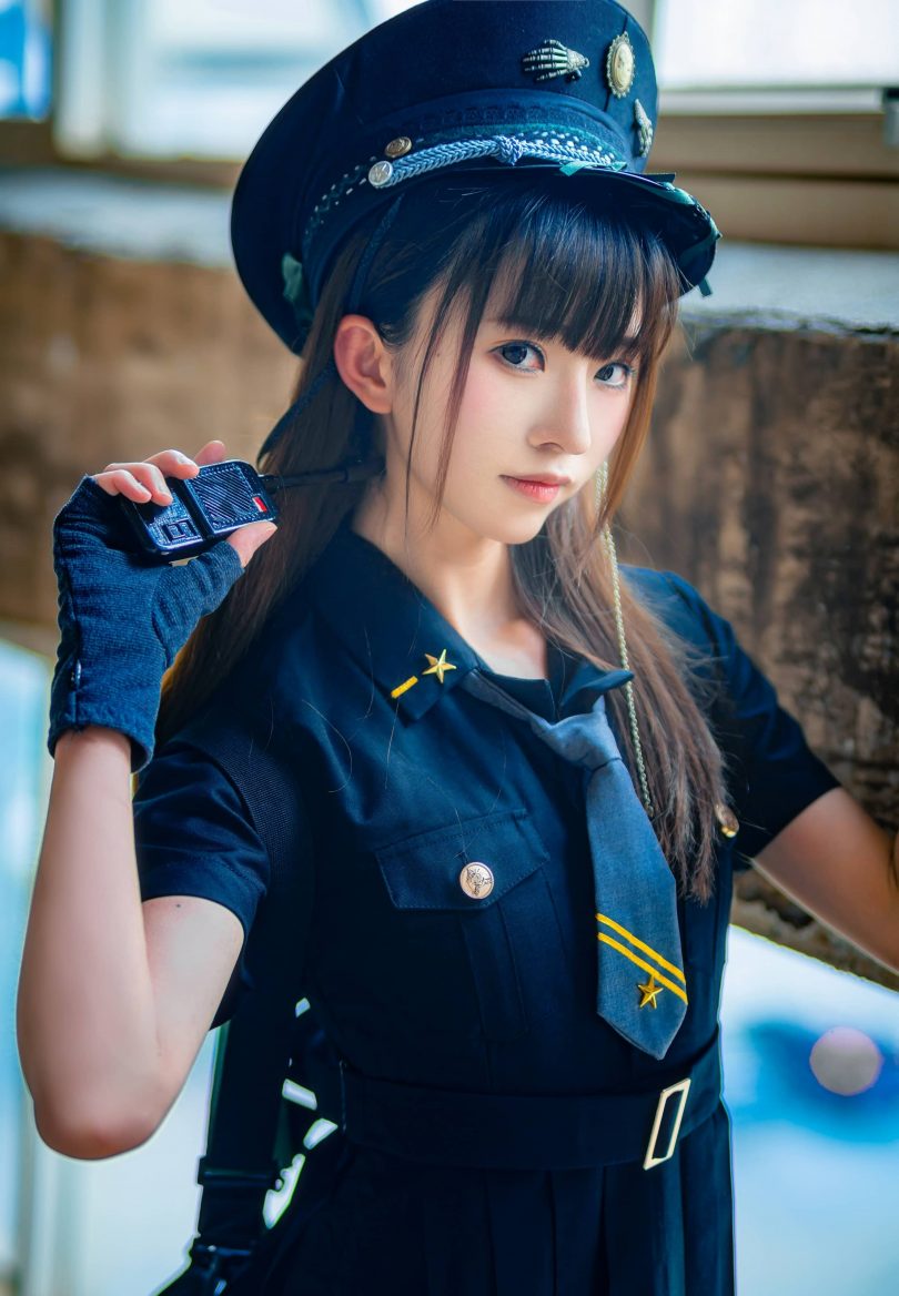 Kitaro_绮太郎cos女警 | Kitaro绮太郎_制服系列·女警cos作品 [14P-89MB]