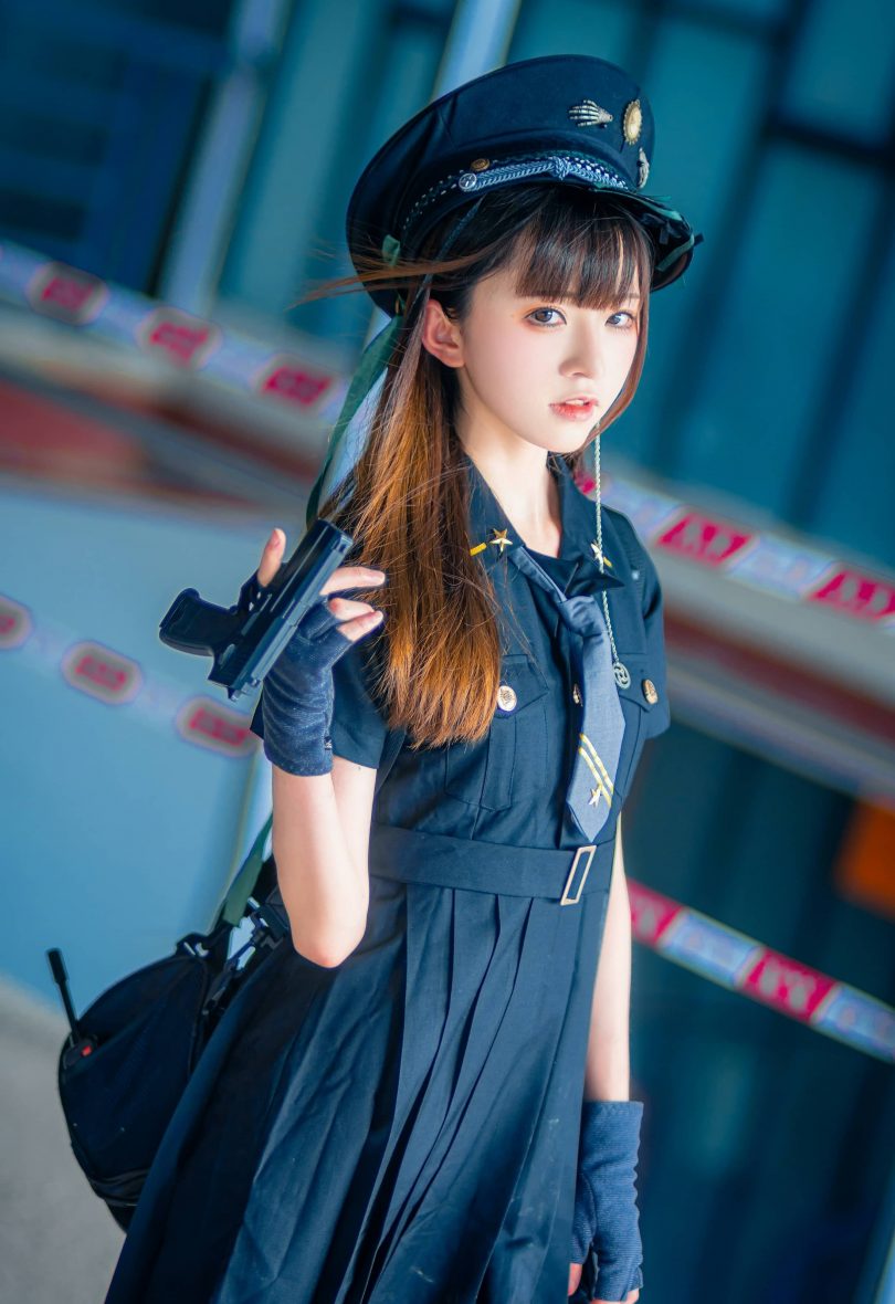 Kitaro_绮太郎cos女警 | Kitaro绮太郎_制服系列·女警cos作品 [14P-89MB]