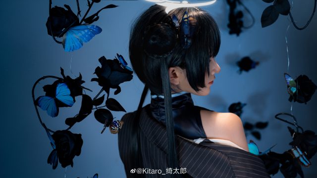 [蔚蓝档案]Kitaro_绮太郎cos妃咲，如梦如幻绽放魅力插图