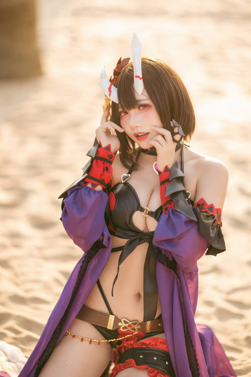 伊喵君_Nya &是一只熊仔吗cos | 伊喵君Nya_公主连结·静流cos作品 [38P-147MB](伊喵君中秋礼物)插图5