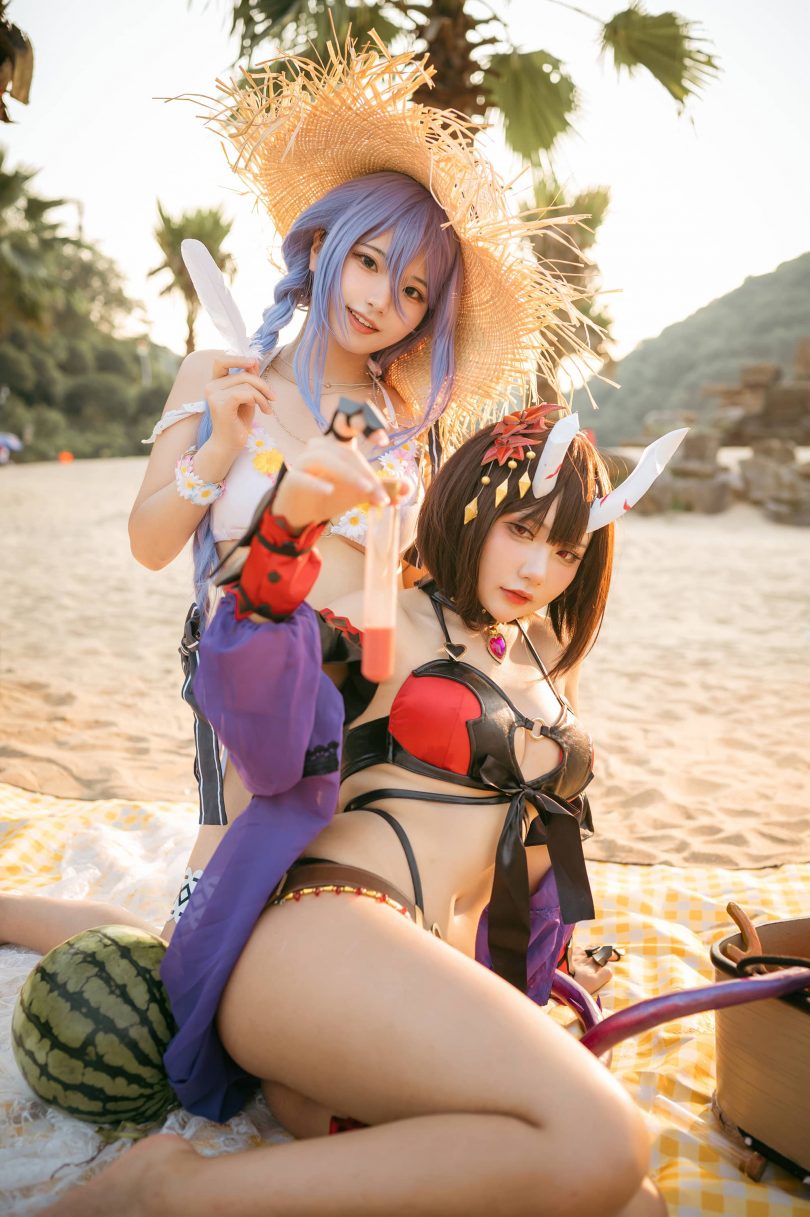 伊喵君_Nya &是一只熊仔吗cos | 伊喵君Nya_公主连结·静流cos作品 [38P-147MB](伊喵君中秋礼物)插图3