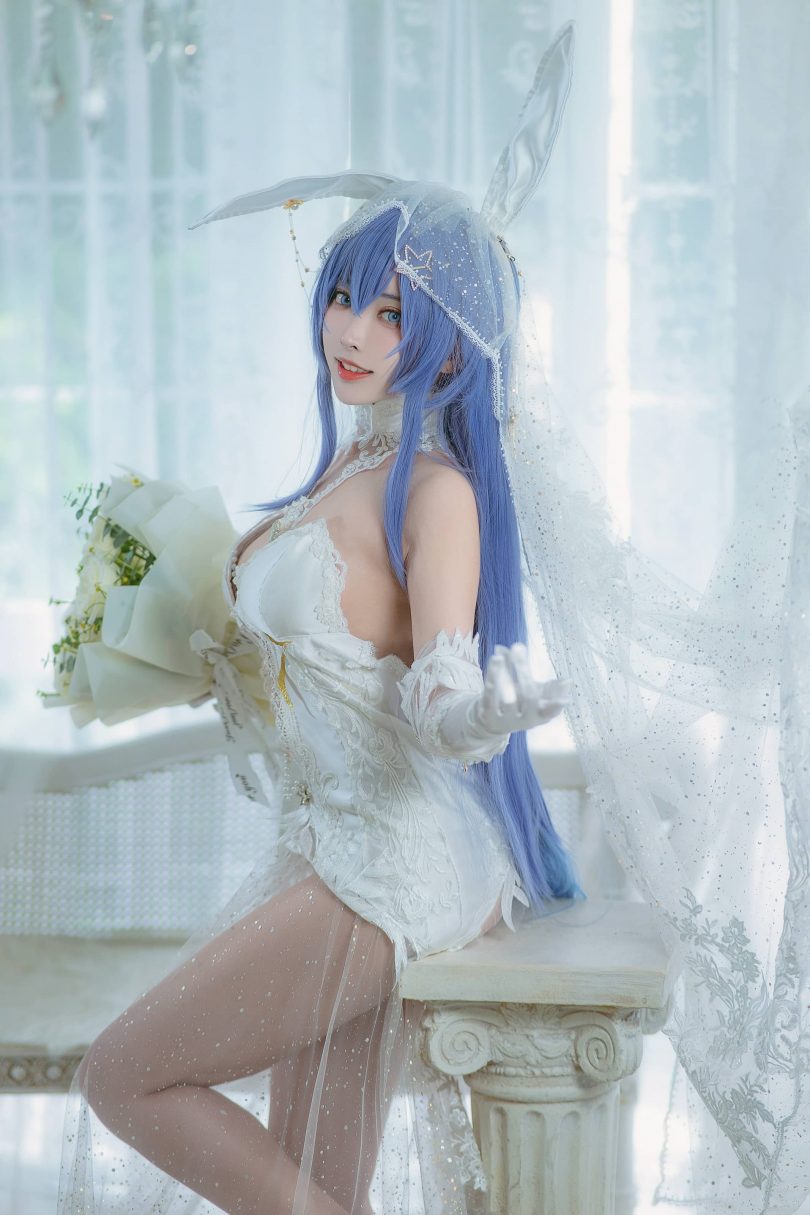 宮本桜cos花园 | 宮本桜_碧蓝航线·新泽西 花园花嫁cos [27P-307MB](宫本百科)插图