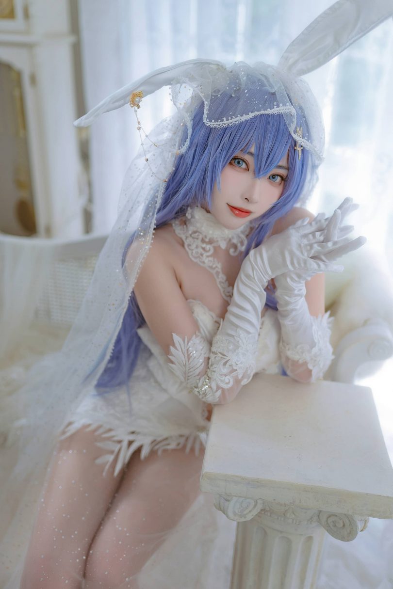 宮本桜cos花园 | 宮本桜_碧蓝航线·新泽西 花园花嫁cos [27P-307MB]