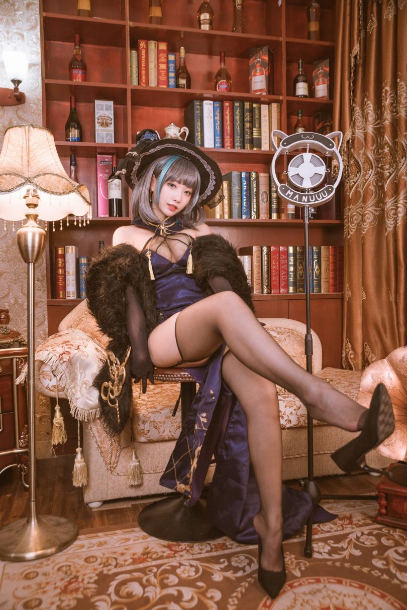 宮本桜cos柴郡 | 宮本桜_音乐绚烂CaitSith·柴郡旗袍cos [20P-409MB]