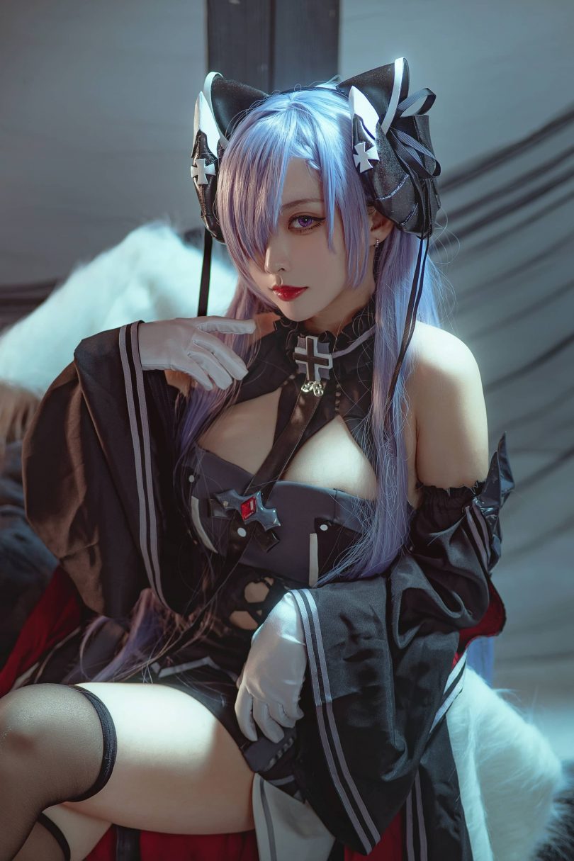 宮本桜cos奥古斯特 | 宮本桜_碧蓝航线·奥古斯特cos作品 [25P-327MB]