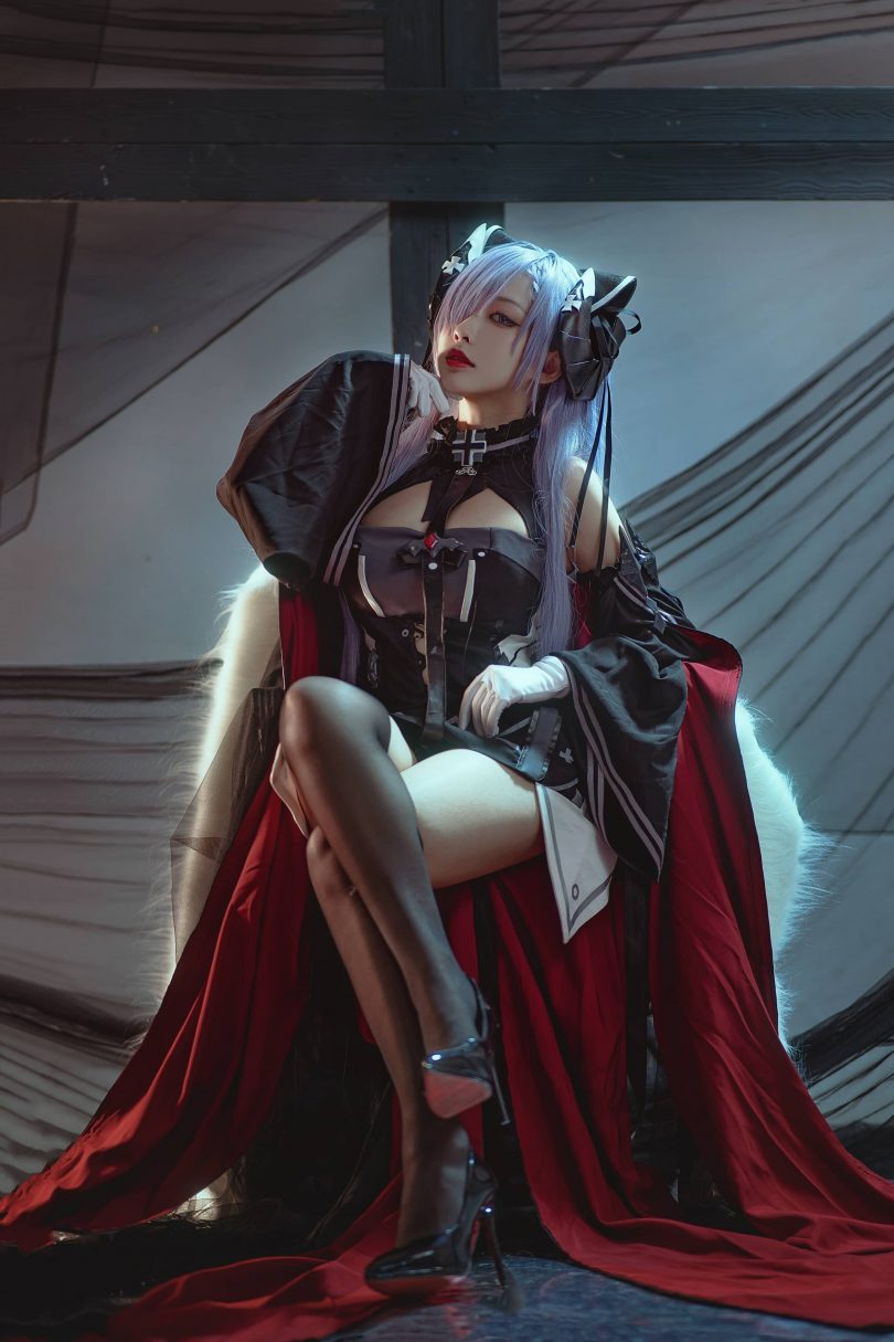 宮本桜cos奥古斯特 | 宮本桜_碧蓝航线·奥古斯特cos作品 [25P-327MB]