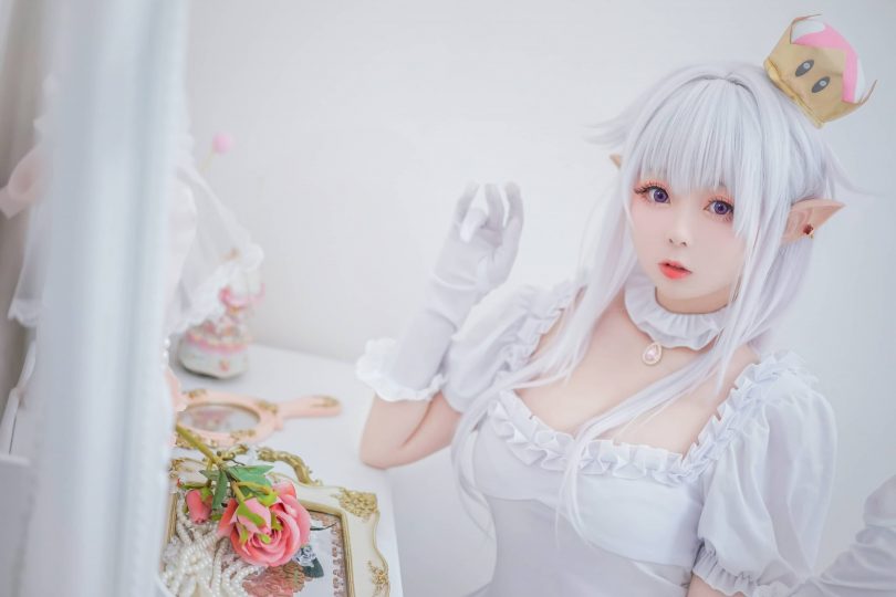 嶋葵cos幽灵姬 | 嶋葵_超级马里奥·幽灵姬cos作品 [42P-295MB](葵可以变哪些幽灵)插图