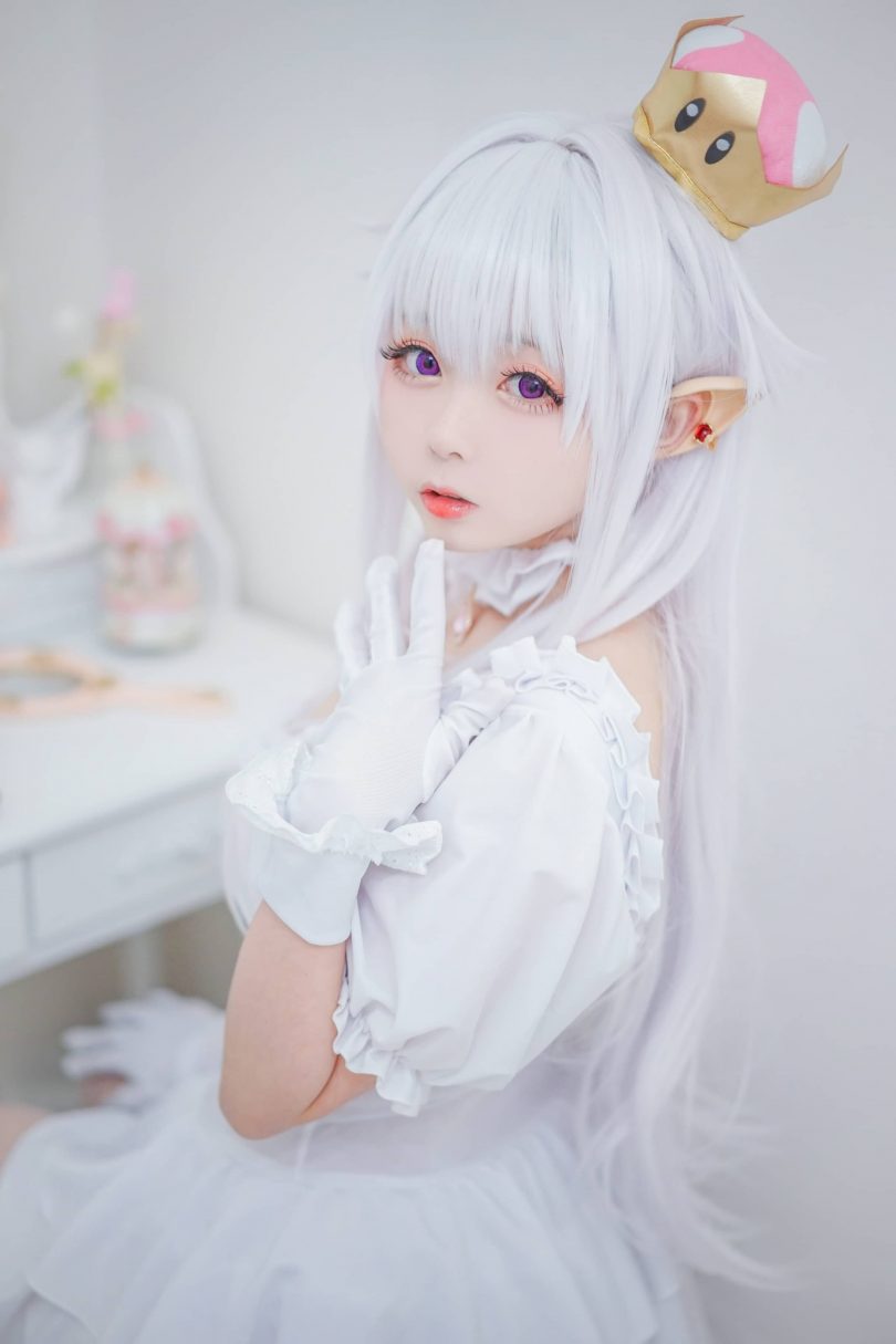 嶋葵cos幽灵姬 | 嶋葵_超级马里奥·幽灵姬cos作品 [42P-295MB]