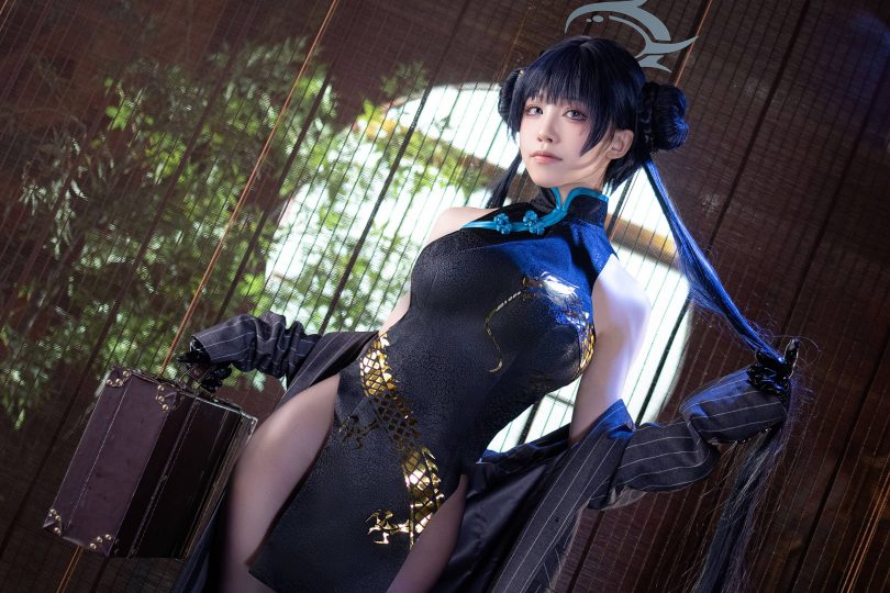 水淼aqua cos妃咲 | 水淼aqua_蔚蓝档案·妃咲cos作品 [89P-112MB](cosplay水淼aqua)插图