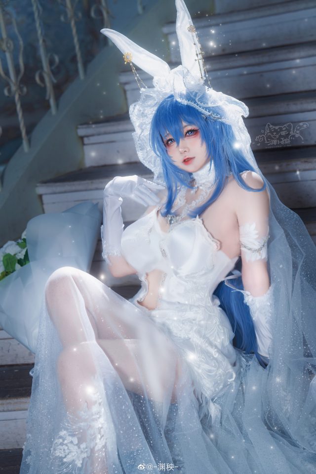 [碧蓝航线]渊秧cos“新泽西”花园，绽放“白雪之仪”的迷人之美插图5