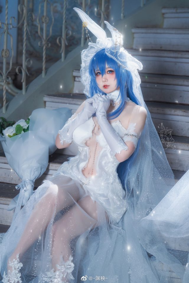[碧蓝航线]渊秧cos“新泽西”花园，绽放“白雪之仪”的迷人之美插图4