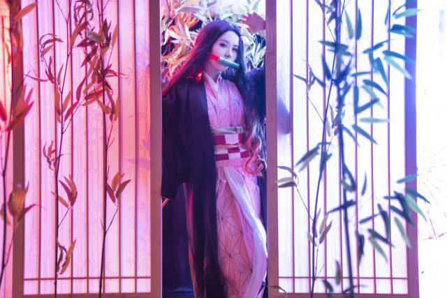 [鬼灭之刃]溯兮-sukki cos灶门祢豆子，可爱迷人魅力四溢插图