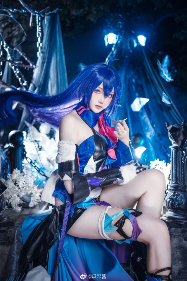 [崩坏：星穹铁道]瓜希酱cos希儿，美丽迷人闪耀星辰(崩坏星穹铁道花火)插图3