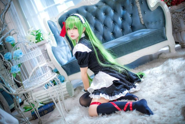 [反叛的鲁路修]菌儿rikushi- cos C.C.，翠绿迷人神秘可爱(反叛的鲁路修剧场版)插图